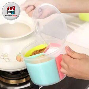 جا ادویه سه قسمتی دسته دار کاجین مدل تبسم