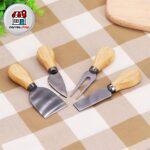 ست کارد پنیر خوری دسته چوبی