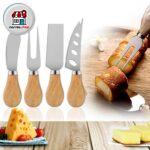 ست کارد پنیر خوری دسته چوبی