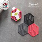 زیر لیوانی سیلیکونی 3 عددی