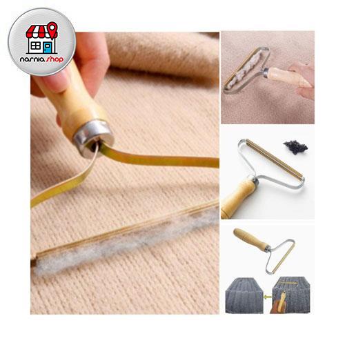 پرزگیر لباس دسته چوبی