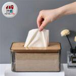 جعبه دستمال کاغذی طلقی