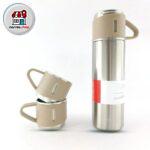 فلاسک نیم لیتری کادویی 3 کاپ VACUUM