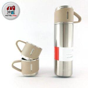 فلاسک نیم لیتری کادویی 3 کاپ VACUUM