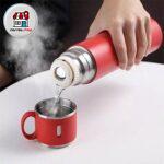 فلاسک نیم لیتری کادویی 3 کاپ VACUUM