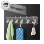 آویز دیواری چسبی 6 شاخه