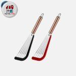 کفگیر استیل لبه سیلیکونی