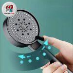 سردوش 8 حالته مشکی