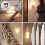 چراغ دیواری طرح چوب