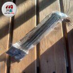 قاشق نی دار مارپیچ طرح گل نقره ای