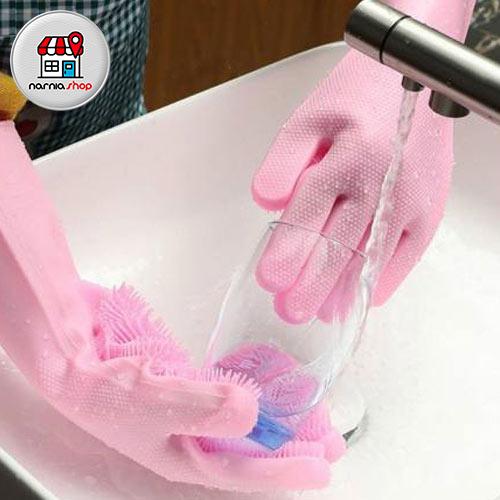 دستکش سیلیکونی ظرفشویی