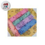 دستمال حوله ای طرح گل