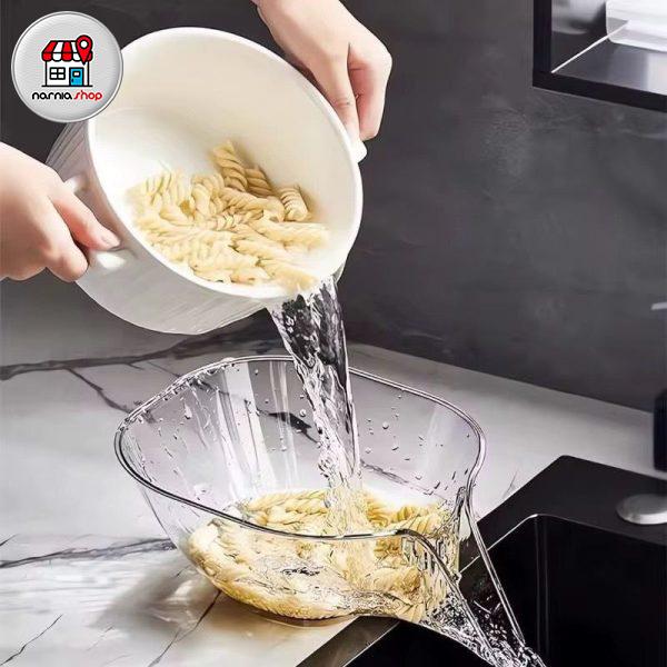 آبکش لبه سینک کریستال مرسه آبکش لبه سینک کریستال مرسه