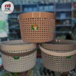 سبد گرد تینا تک دسته کاجین