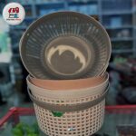 سبد گرد تینا تک دسته کاجین