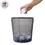 سطل کاغذ توری فلزی کوچک