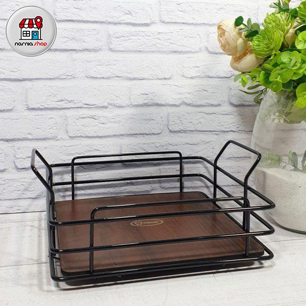 سینی مربع مشکی کلاسیک