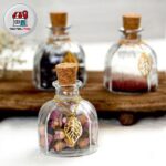 ظرف زعفران شیشه ای مایا