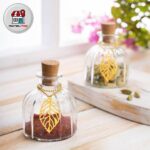 ظرف زعفران شیشه ای مایا