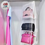آویز کیف داخل کمد 3 طبقه مدل خوش