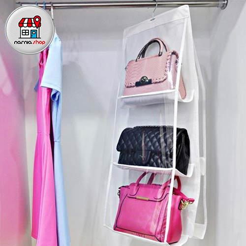 آویز کیف داخل کمد 3 طبقه مدل خوش