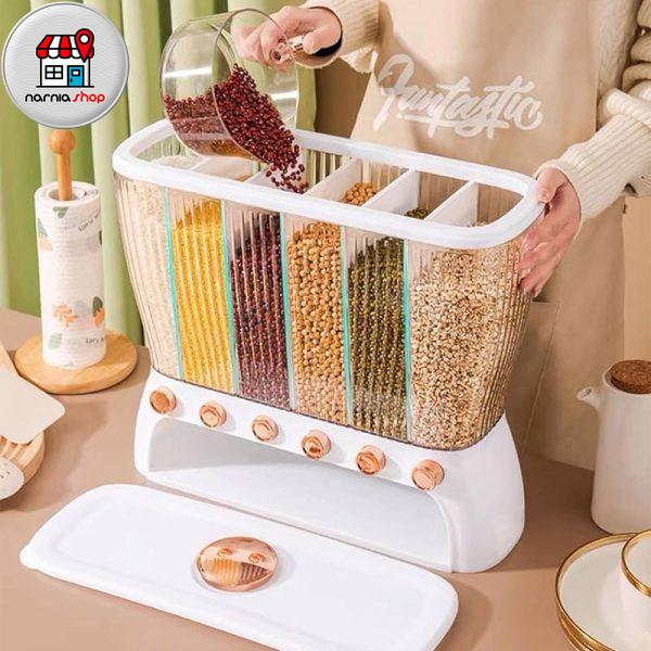 باکس حبوبات 6 خانه