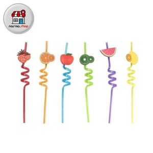 نی نوشیدنی فانتزی مارپیچ 6 عددی