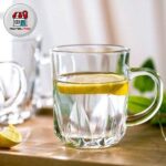 لیوان شیشه ای 6 عددی منصور