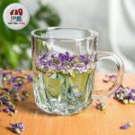 لیوان شیشه ای 6 عددی منصور