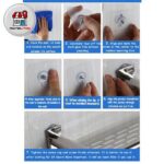 نگهدارنده استند و تابلو 4 عددی چسبی