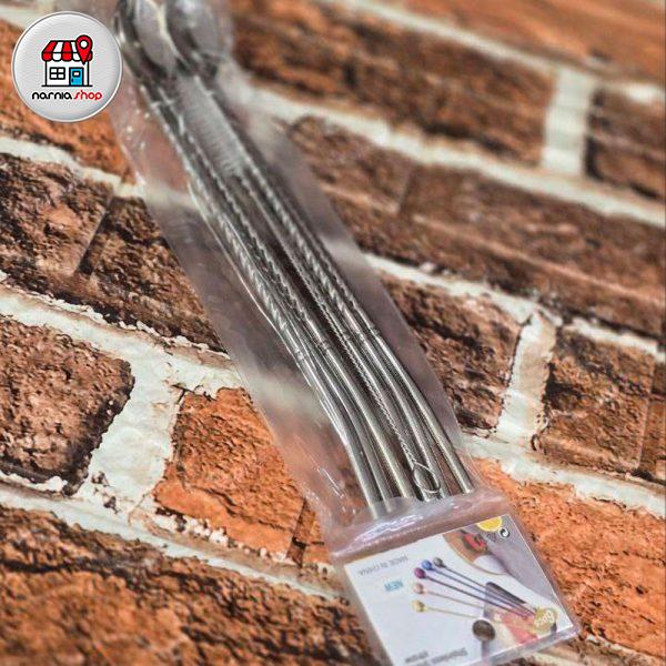 قاشق نی دار اسپیرال طرح چنگال