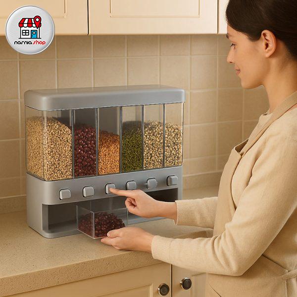 باکس حبوبات 6 خانه مانگو