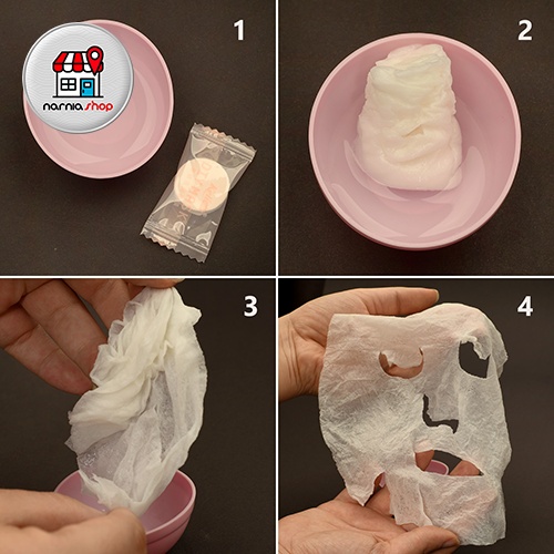 قرص ماسک صورت فشرده