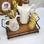 سبد پذیرایی مربع تسمه ای مدل خوش