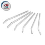 نی شربت شیشه ای 6 عددی