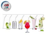 نی شربت شیشه ای 6 عددی