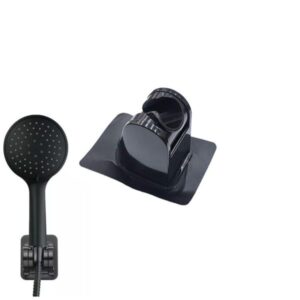 نگهدارنده چسبی سردوش حمام مشکی