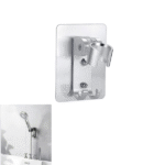 نگهدارنده چسبی سردوش حمام نقره ای