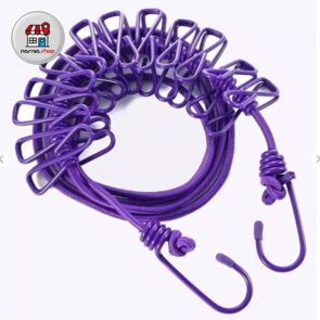 طناب رخت کشی گیره دار