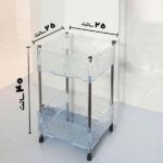 استند آکرولیک 2 طبقه مربع بلند