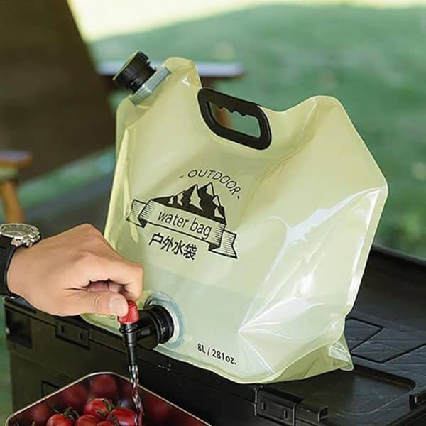 گالن آب شیردار 8 لیتری تاشو